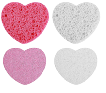 Hartvormige Hartjesspons 2x