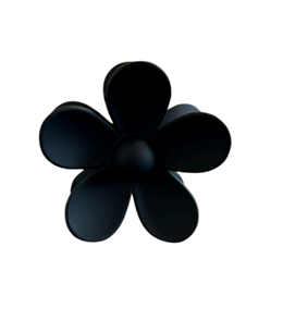 Bloem Haarklem Zwart