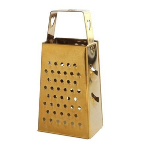 gouden metalen mini rasp